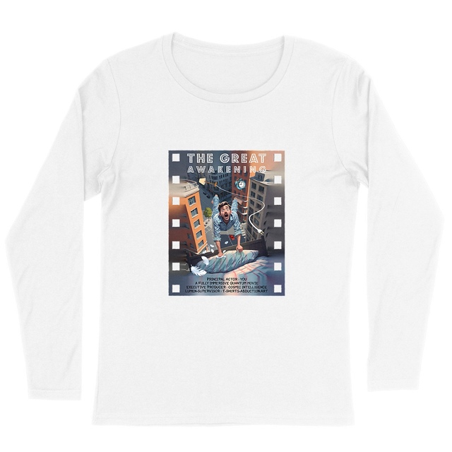 Image back ❀ T-Shirt Léger Femme Manches longues ~Premium ✦ THE GREAT AWAKENING [🌐 EN] ✨