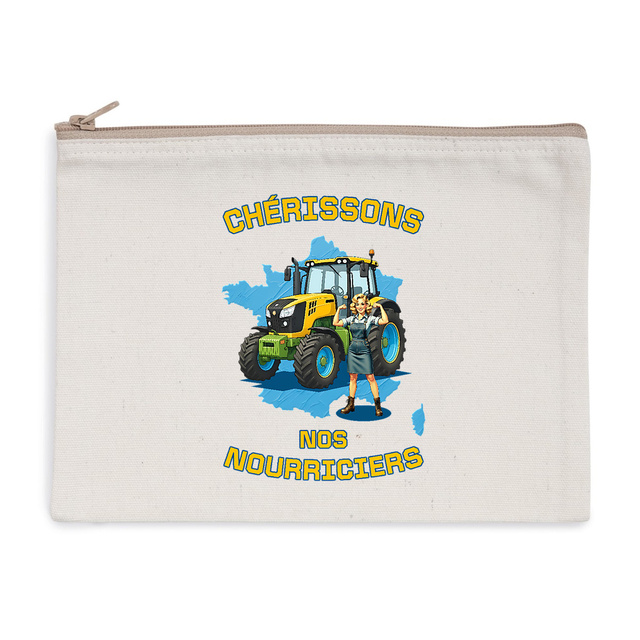 Image back ❀ Pochette zippée ~Premium ✧ SOUTENONS NOS FERMES [🌐 FR] ✨