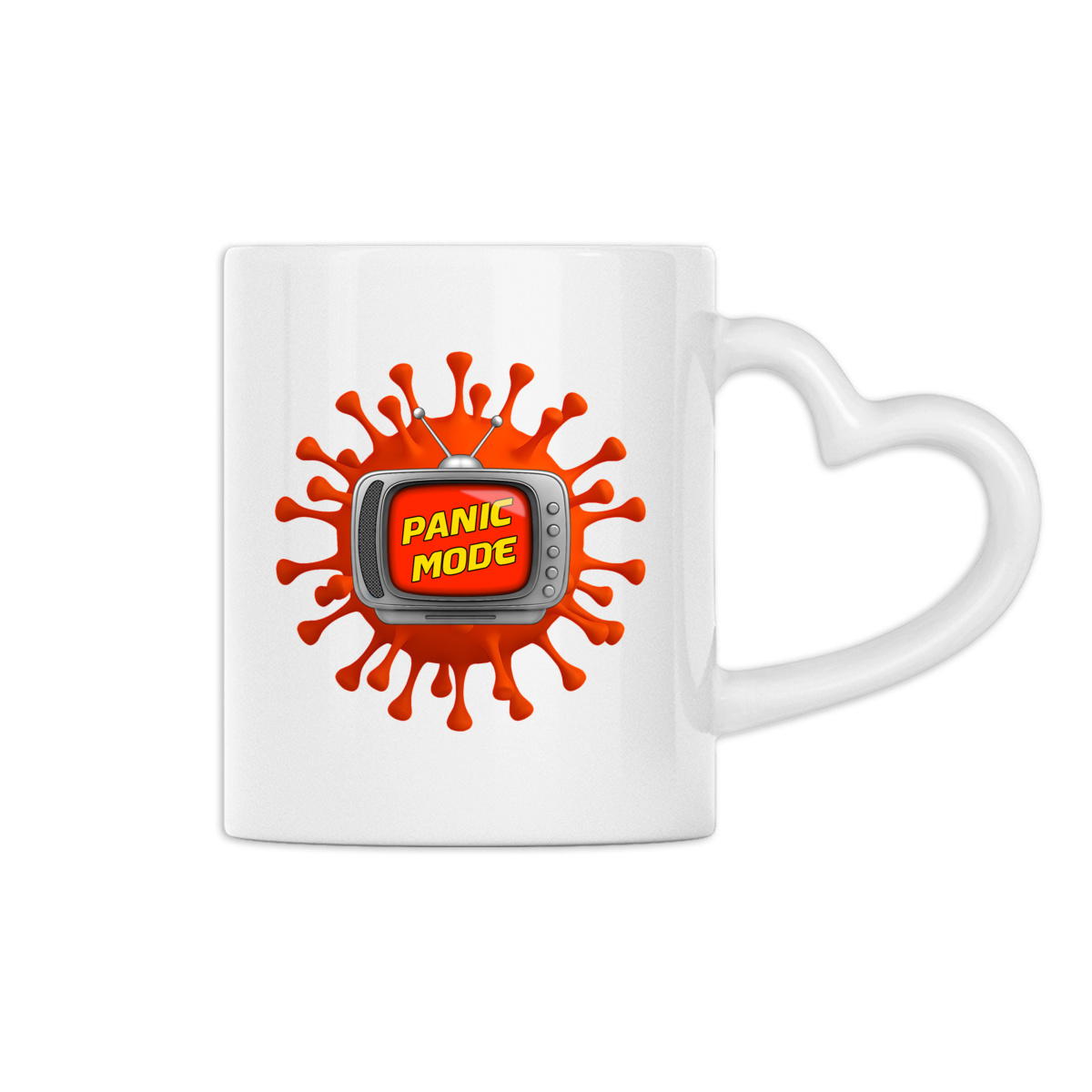 Image back ❀ Mug Céramique Avec Ance En Forme De Cœur Imprimé Sur Chaque Côté ~Premium ✦ PANIC MODE [🌐 FR] ✨