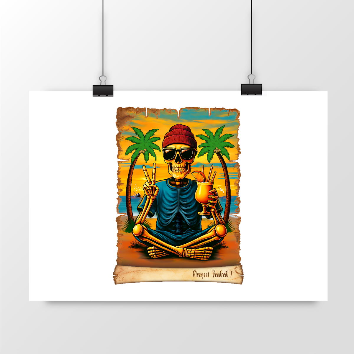 Image back ❀ Poster Horizontal ~Premium ✦ VIVEMENT VENDREDI ! [🌐 FR] ✨