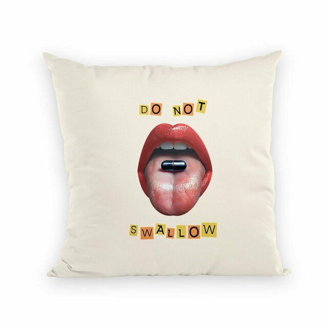 Image back ❀ Coussin + housse ~Premium+ ✦ BLACK PILL - NE PAS AVALER [🌐 EN] ✨