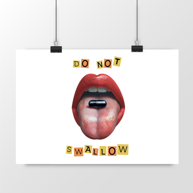 Image back ❀ Poster Horizontal ~Premium ✦ BLACK PILL - NE PAS AVALER [🌐 EN] ✨