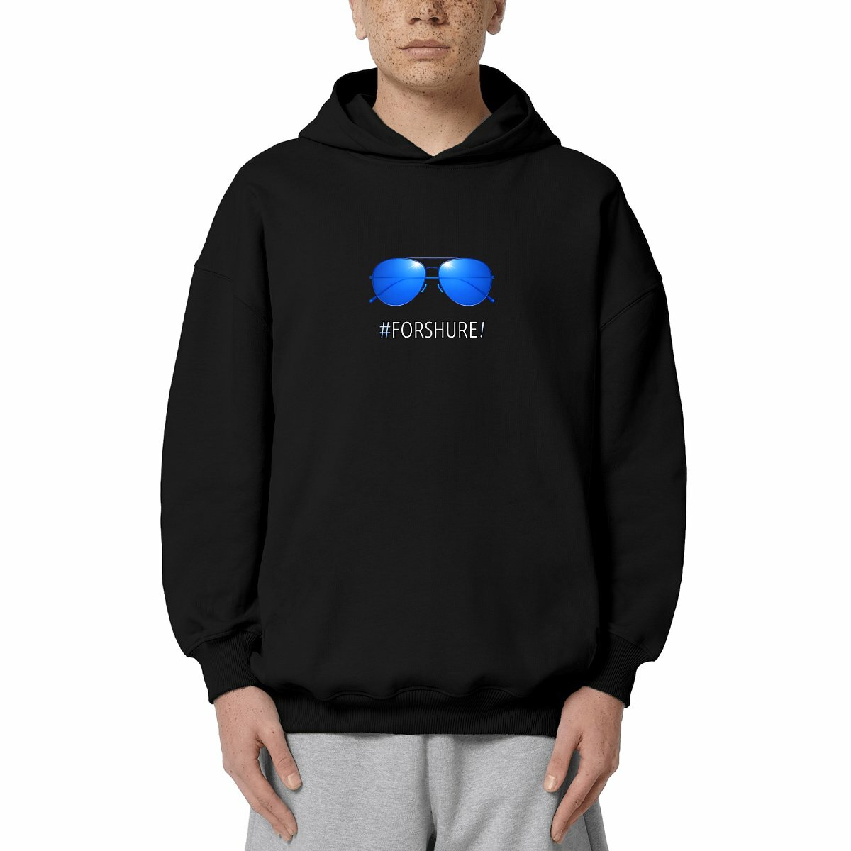 Image front ❀ Sweat-Shirt Standard à Capuche Unisexe Oversize ~Premium+ ✧ DAVOS 2026 PARODY [🌐 FR] ✨