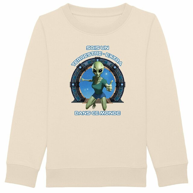 Image back ❀ Sweat-Shirt Standard Unisexe Enfant ~Premium+ ✦ ZETA (EXTRA-TERRESTRE) [🌐 FR] ✨