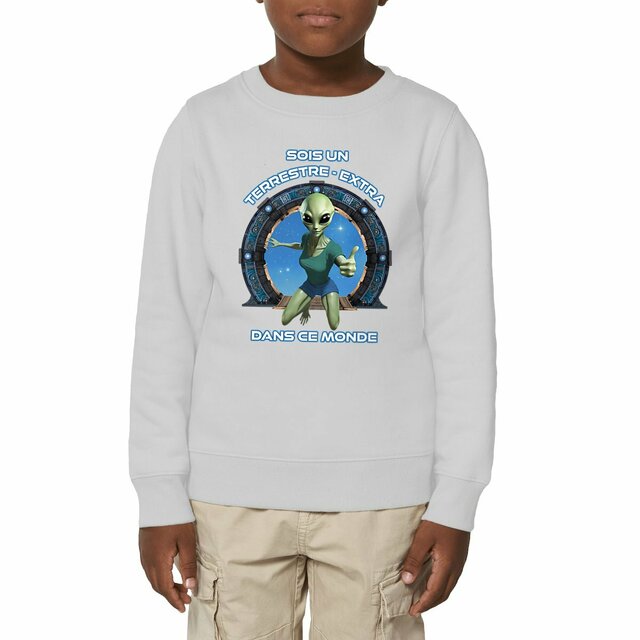 Image front ❀ Sweat-Shirt Standard Unisexe Enfant ~Premium+ ✦ ZETA (EXTRA-TERRESTRE) [🌐 FR] ✨