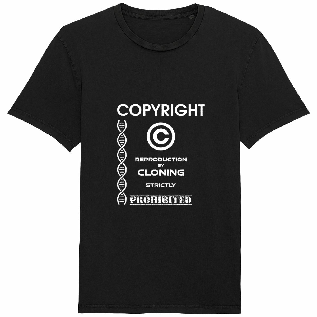 Image back ❀ T-Shirt Mi-Léger Unisexe Vintage ~Premium ✦ THE ANTI-CLONE [🌐 EN] ✨