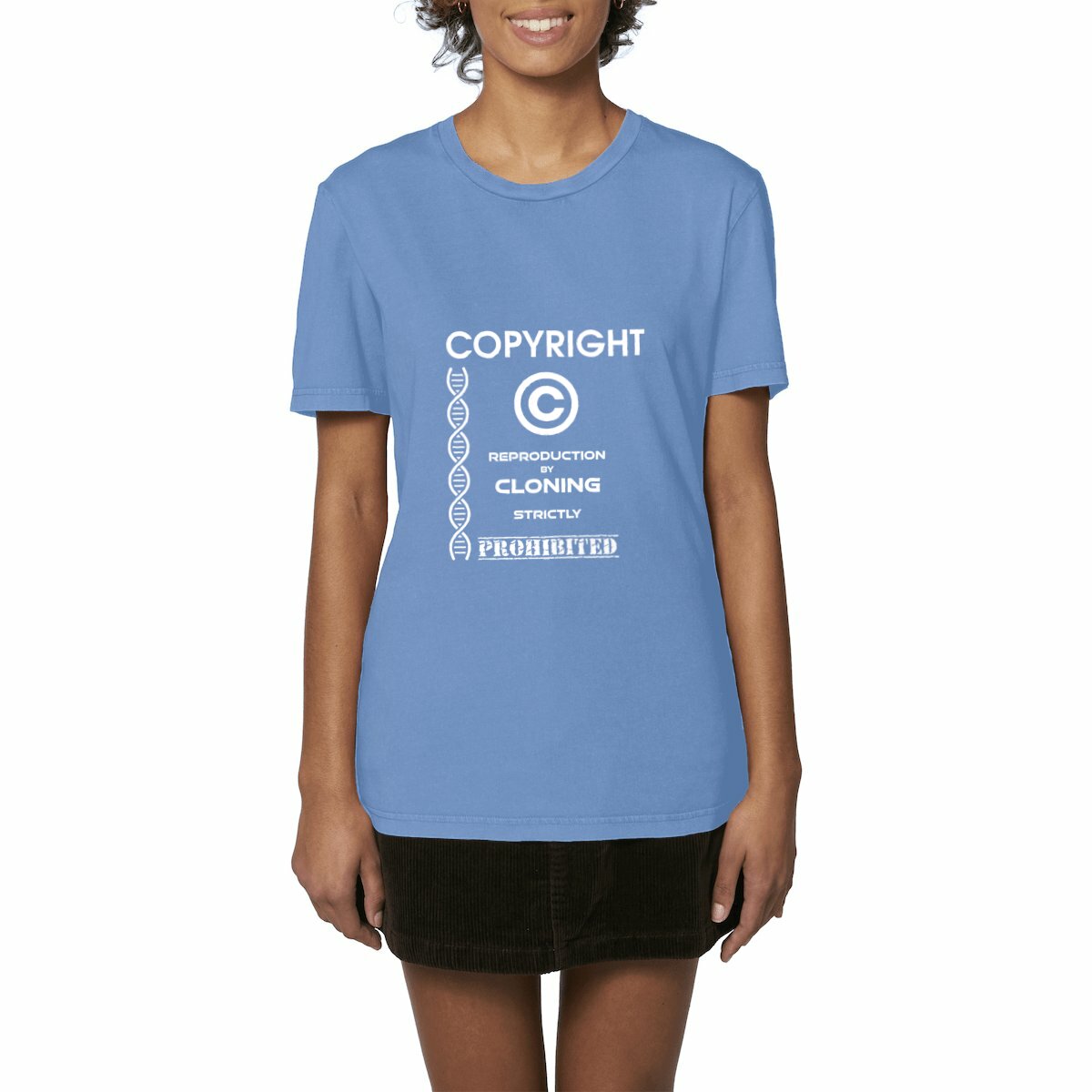 Image front ❀ T-Shirt Mi-Léger Unisexe Vintage ~Premium ✦ THE ANTI-CLONE [🌐 EN] ✨