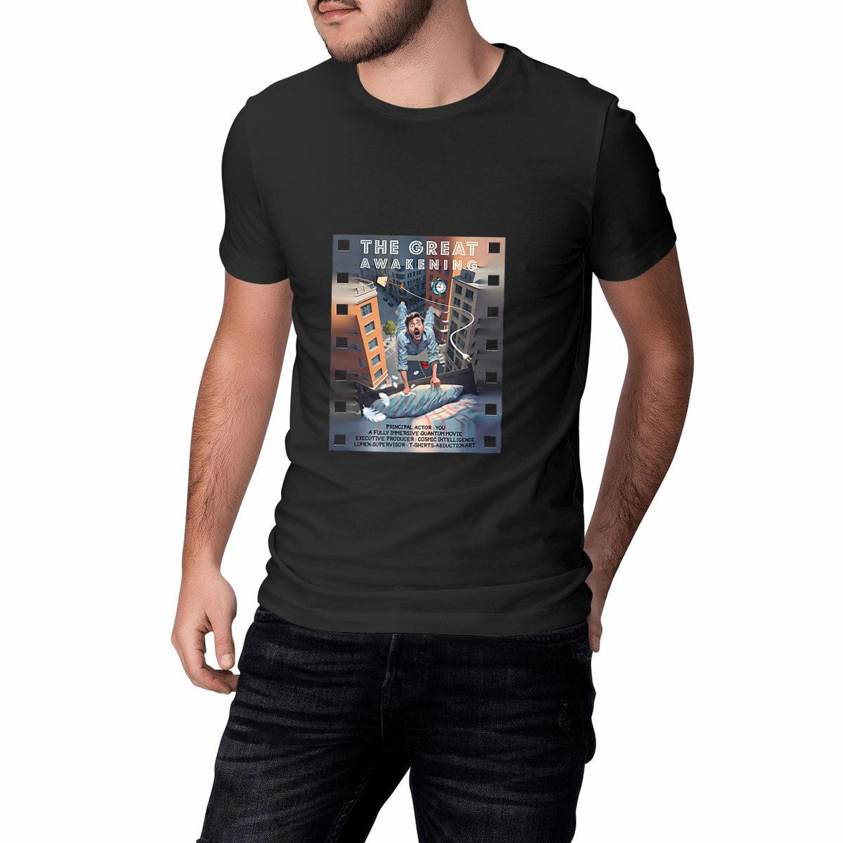 Image front ❀ T-Shirt Léger Classique Unisexe ~Change ✦ THE GREAT AWAKENING [🌐 EN] ✨