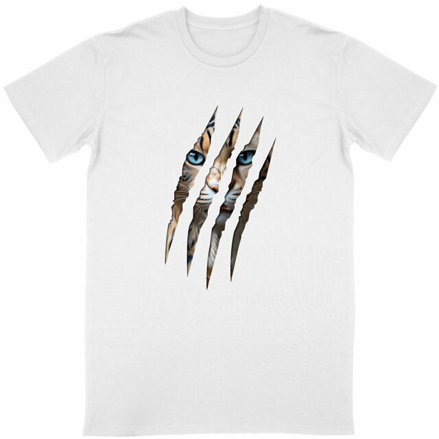 Image back ❀ T-Shirt Léger Classique Unisexe ~Change ✦ LA GRIFFE DU CHAT [🌐 INT] ✨