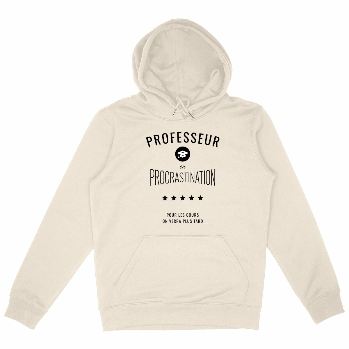 Image back ❀ Sweat-Shirt Épais à Capuche Unisexe, ~Premium+ ✦ PROCRASTINATION [🌐 FR] ✨