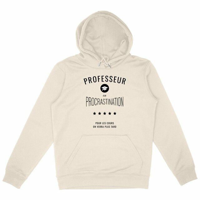 Image back ❀ Sweat-Shirt Épais à Capuche Unisexe, ~Premium+ ✦ PROCRASTINATION [🌐 FR] ✨