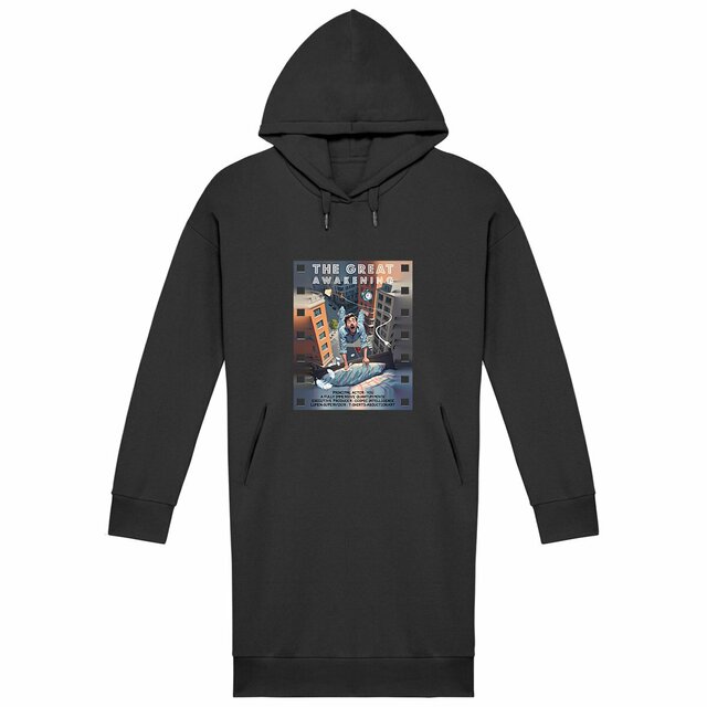 Image back ❀ Robe Sweat Lourde à Capuche Femme ~Premium+ ✦ THE GREAT AWAKENING [🌐 EN] ✨