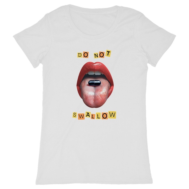 Image back ❀ T-Shirt Léger Classique Femme ~Change ✦ BLACK PILL - NE PAS AVALER [🌐 EN] ✨