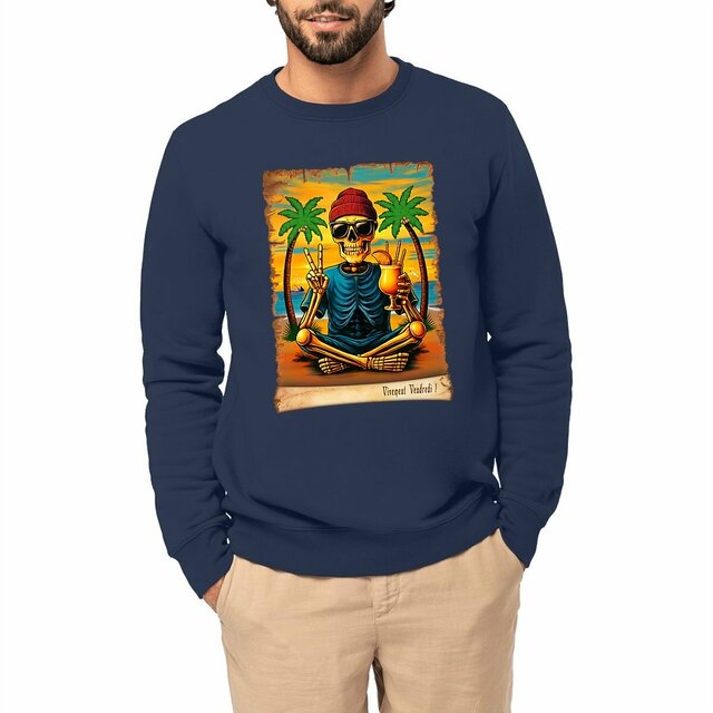 Image front ❀ Sweat-Shirt Épais Unisexe ~Premium+ ✦ VIVEMENT VENDREDI ! [🌐 FR] ✨