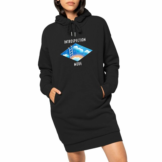 Image front ❀ Robe Sweat Lourde à Capuche Femme ~Premium+ ✦ INTROSPECTION MODE [🌐 INT] ✨
