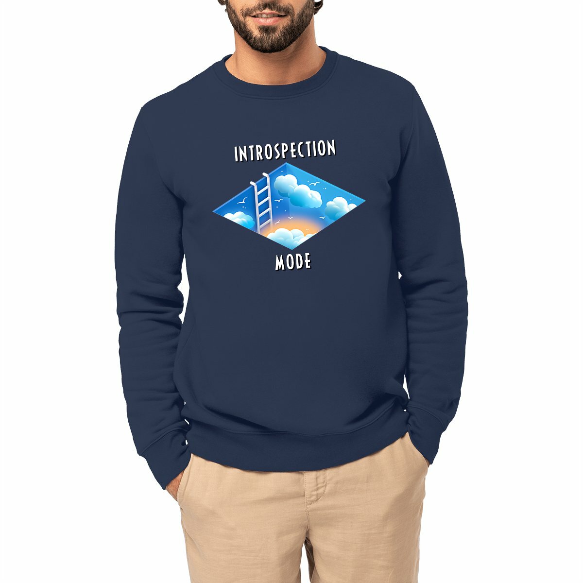 Image front ❀ Sweat-Shirt Épais Unisexe ~Premium+ ✦ INTROSPECTION MODE [🌐 INT] ✨