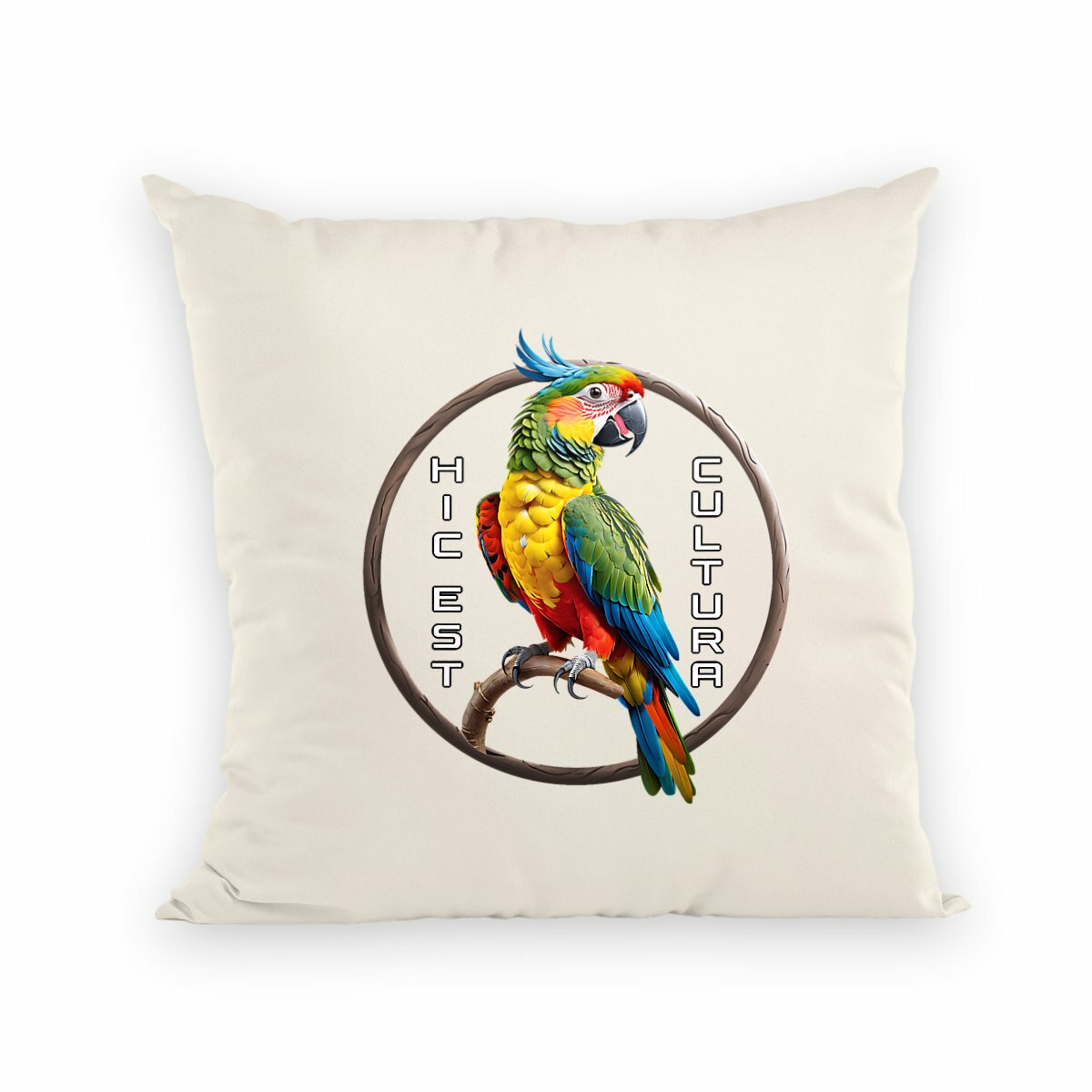 Image back ❀ Coussin + housse ~Premium+ ✦ PERROQUET [🌐 LAT] ✨