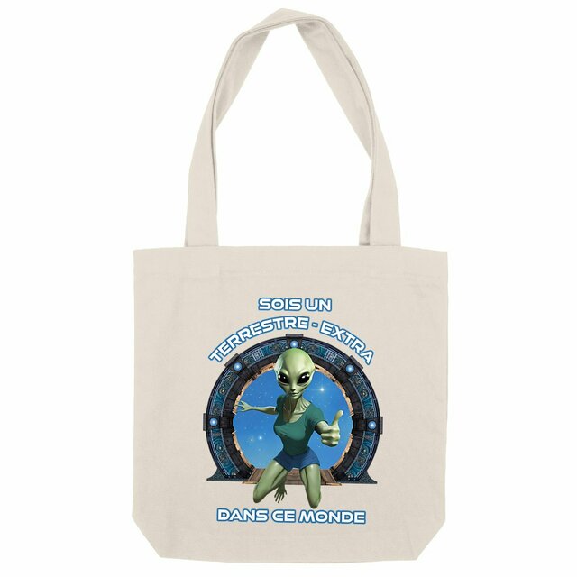 Image back ❀ Totebag épais ~Premium+ ✦ ZETA (EXTRA-TERRESTRE) [🌐 FR] ✨