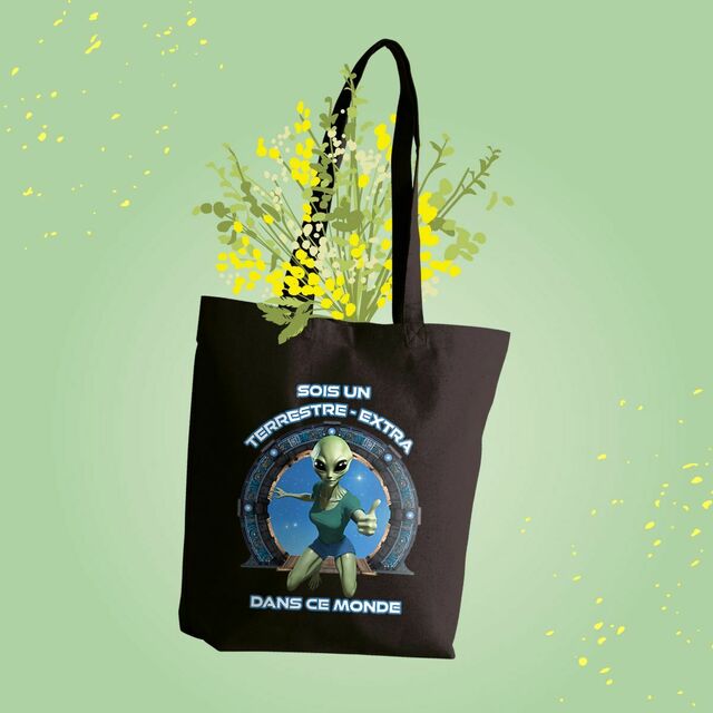 Image front ❀ Totebag épais ~Premium+ ✦ ZETA (EXTRA-TERRESTRE) [🌐 FR] ✨