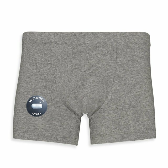 Image back ❀ Boxer Homme ✦ WHITE PILL UNITY [🌐 EN] ✨
