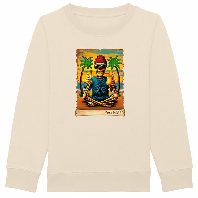 Image back ❀ Sweat-Shirt Épais Unisexe Enfant ~Premium+ ✦ VIVEMENT VENDREDI ! [🌐 FR] ✨