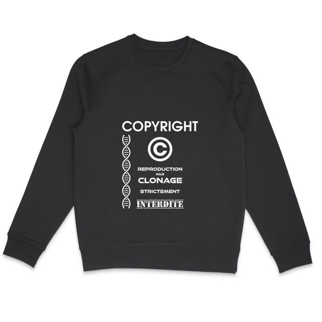 Image back ❀ Sweat-Shirt Standard Unisexe ~Premium ✦ L'ANTI-CLONE [🌐 FR] ✨
