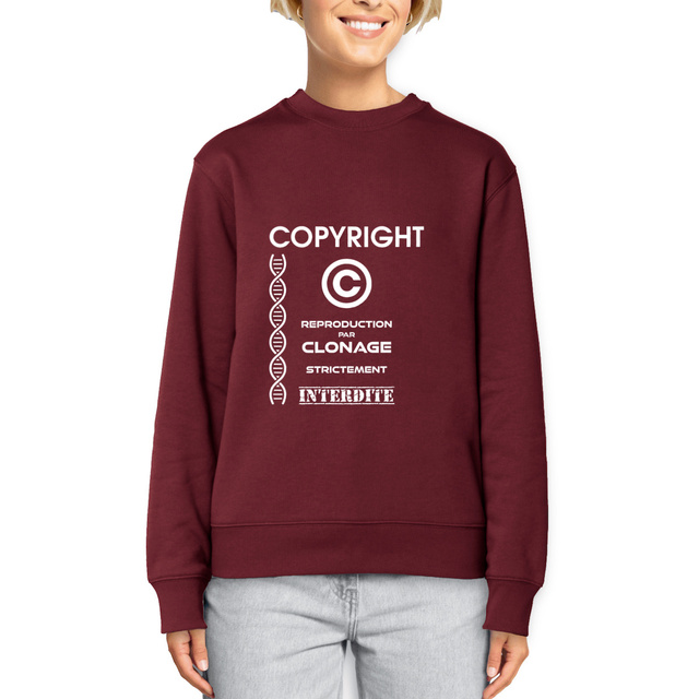 Image front ❀ Sweat-Shirt Standard Unisexe ~Premium ✦ L'ANTI-CLONE [🌐 FR] ✨