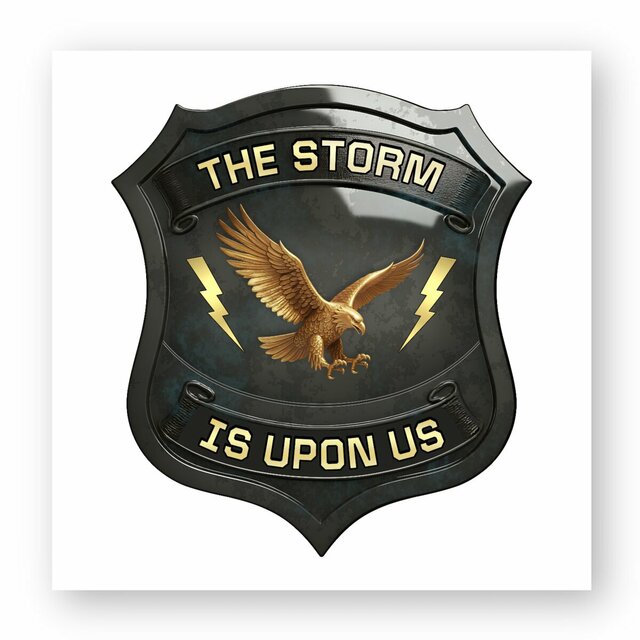 Image front ❀ Autocollant Carré / Sticker ~Premium ✦ THE STORM IS UPON US [🌐 EN] ✨