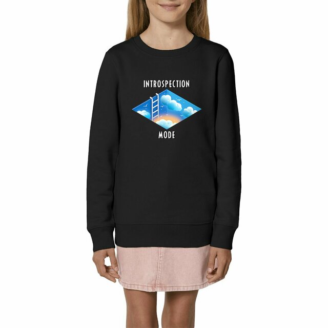 Image front ❀ Sweat-Shirt Épais Unisexe Enfant ~Premium+ ✦ INTROSPECTION MODE [🌐 INT] ✨