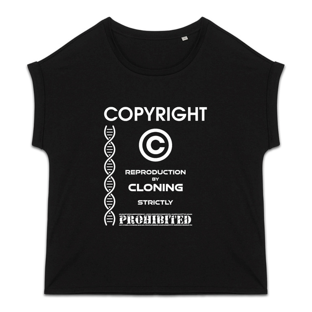 Image back ❀ T-Shirt Mi-Léger Femme Manches à Revers ~Premium ✦ THE ANTI-CLONE [🌐 EN] ✨