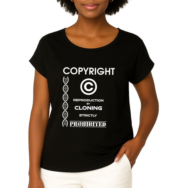 Image du produit ❀ T-Shirt Mi-Léger Femme Manches à Revers ~Premium ✦ THE ANTI-CLONE [🌐 EN] ✨