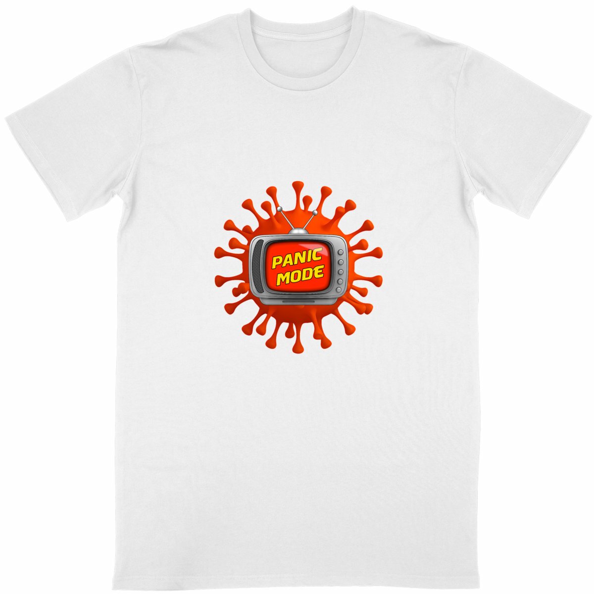 Image back ❀ T-Shirt Léger Classique Unisexe ~Change ✦ PANIC MODE [🌐 FR] ✨