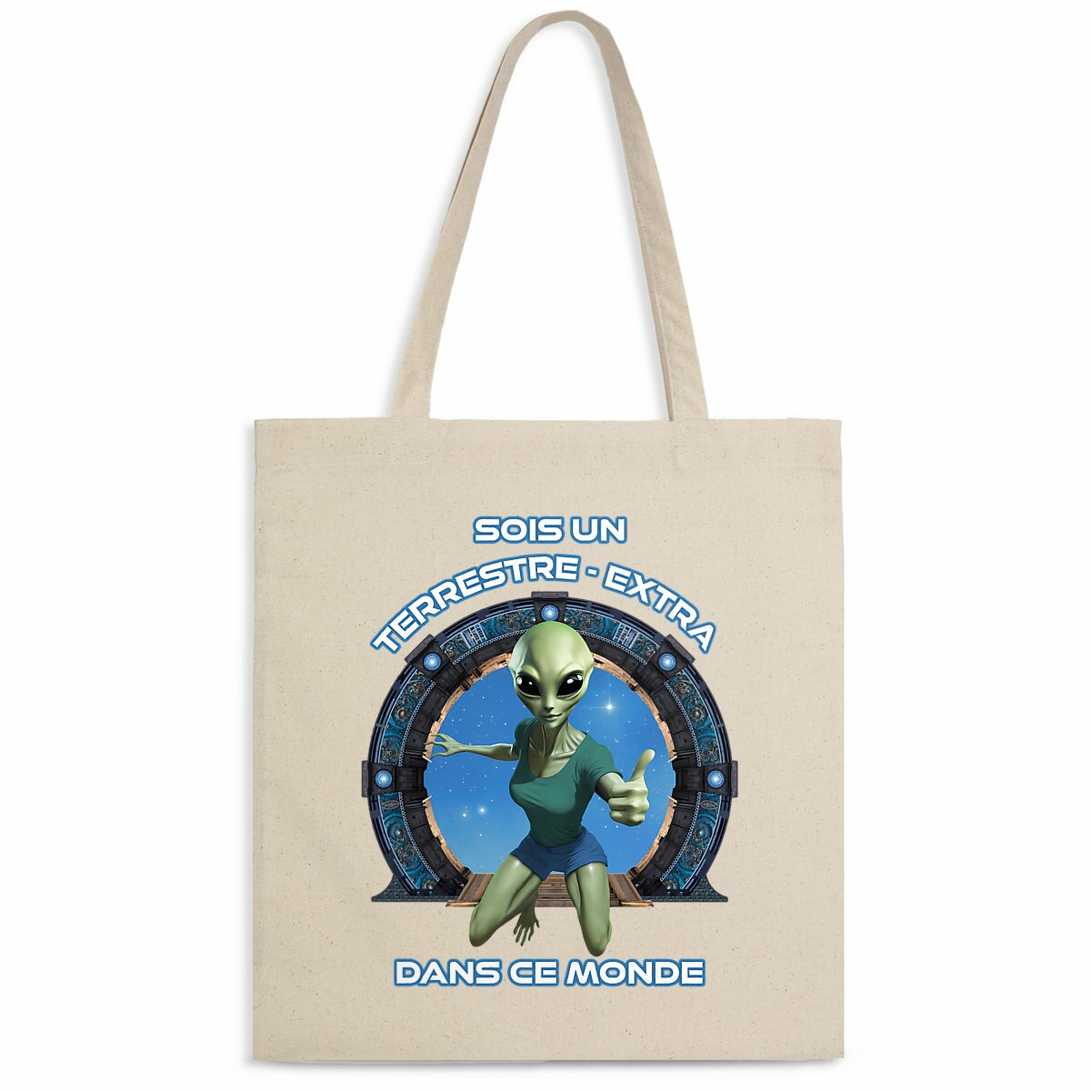 Image back ❀ Totebag léger ~Premium ✦ ZETA (EXTRA-TERRESTRE) [🌐 FR] ✨