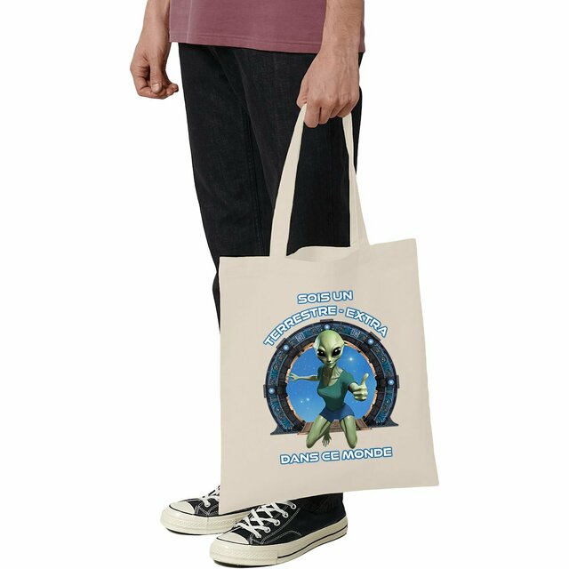 Image front ❀ Totebag léger ~Premium ✦ ZETA (EXTRA-TERRESTRE) [🌐 FR] ✨