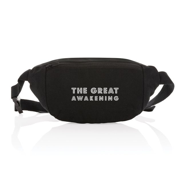 Image front ❀ Sac Banane En Toile Recyclée ✦ THE GREAT AWAKENING [🌐 EN] ✨