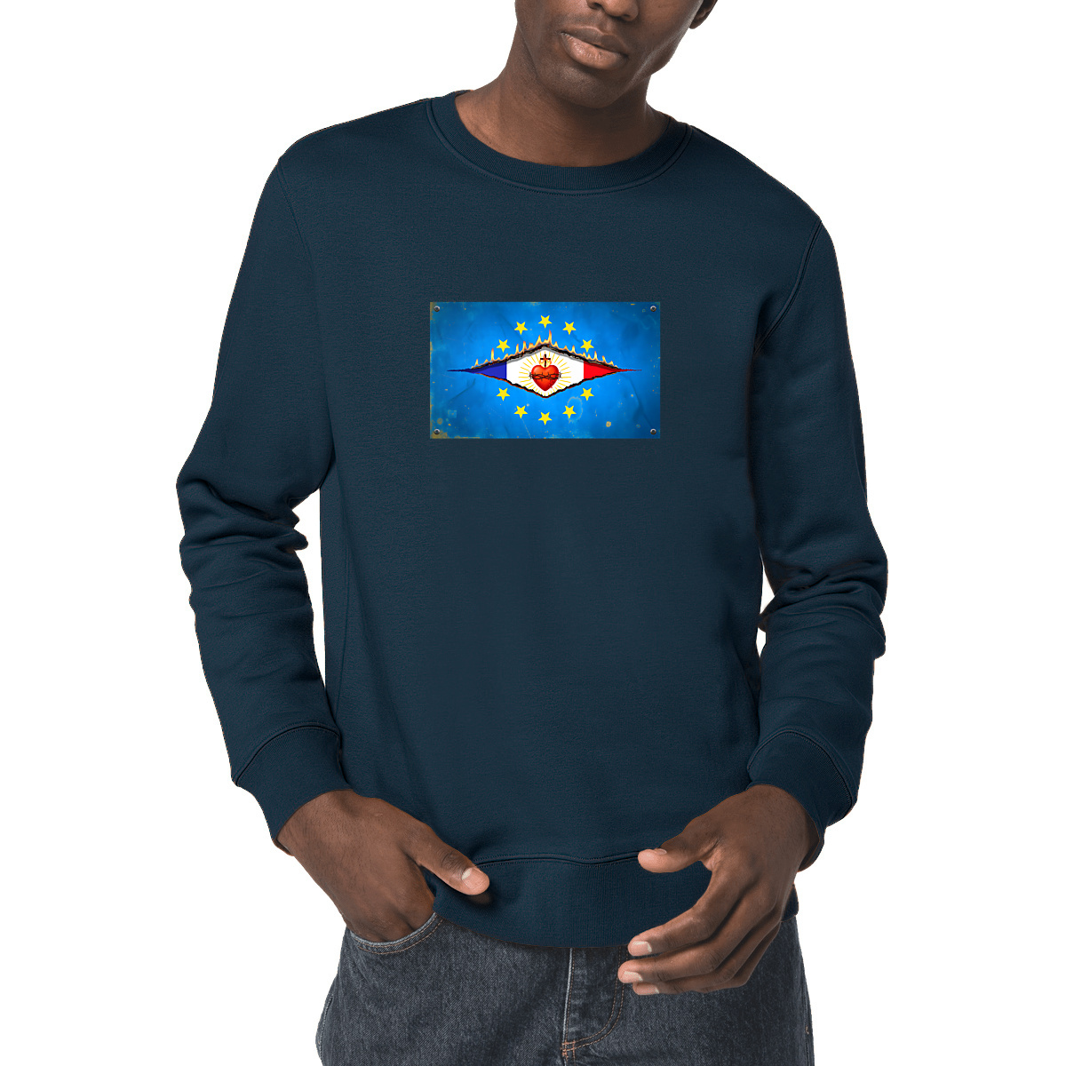 Image front ❀ Sweat-Shirt Standard Unisexe ~Premium ✧ DÉCHIRURE FRANCE/EUROPE [🌐 FR] ✨