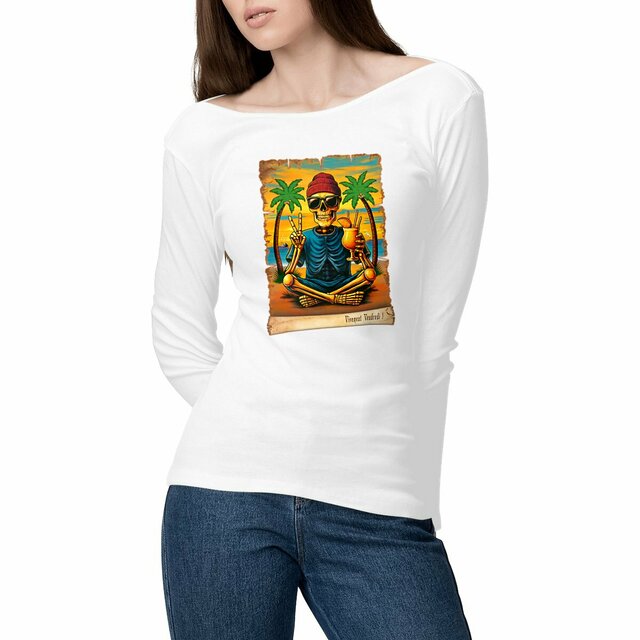 Image front ❀ T-Shirt Léger Femme Manches longues ~Premium ✦ VIVEMENT VENDREDI ! [🌐 FR] ✨