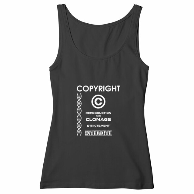 Image back ❀ Débardeur Mi-Léger Femme Cintré ~Premium ✦ L'ANTI-CLONE [🌐 FR] ✨