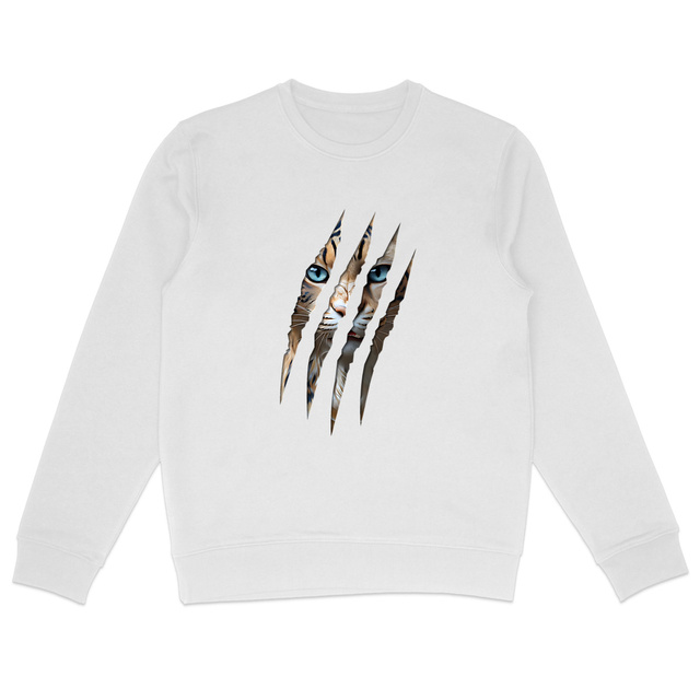 Image back ❀ Sweat-Shirt Standard Unisexe ~Premium ✦ LA GRIFFE DU CHAT [🌐 INT] ✨