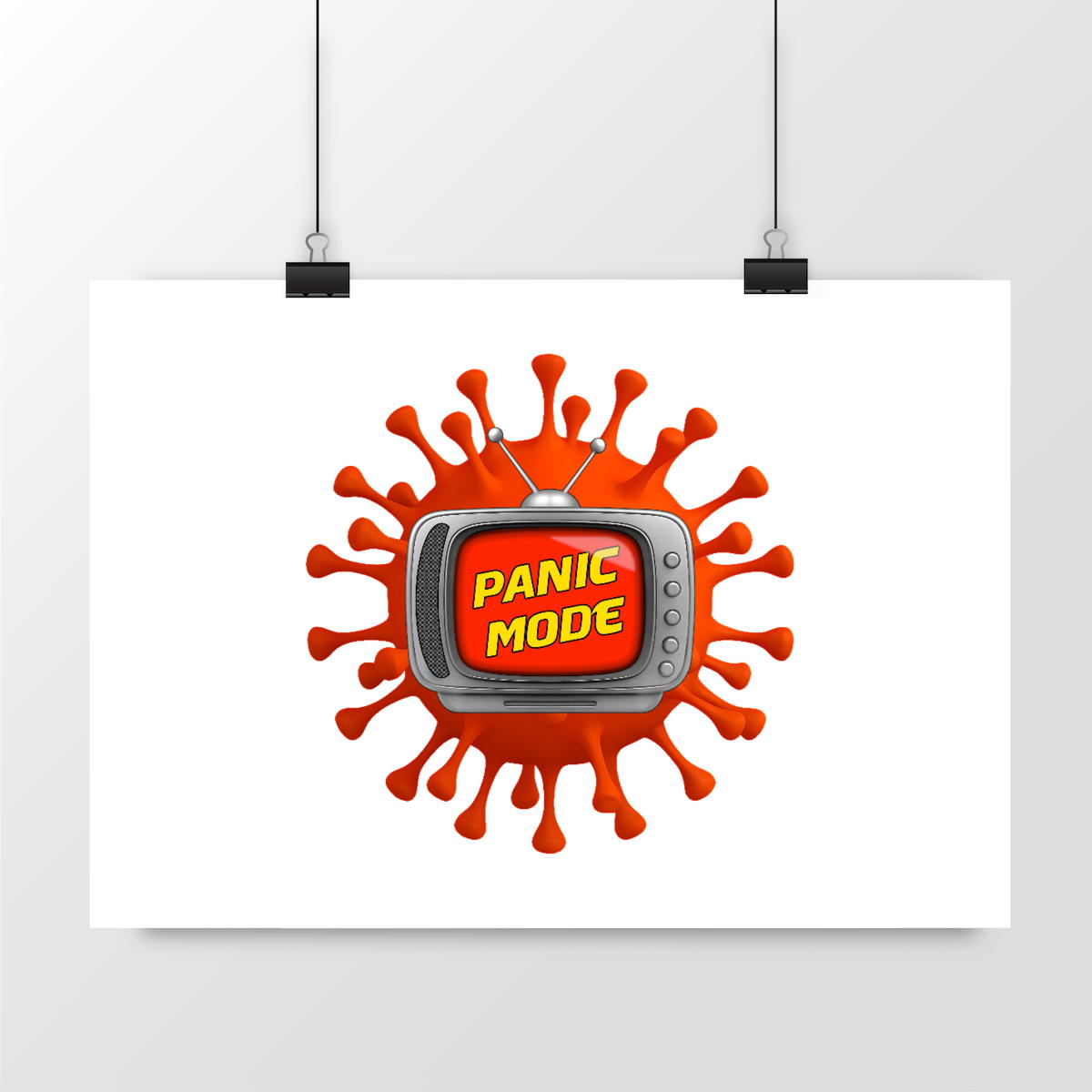 Image back ❀ Poster Horizontal ~Premium ✦ PANIC MODE [🌐 FR] ✨