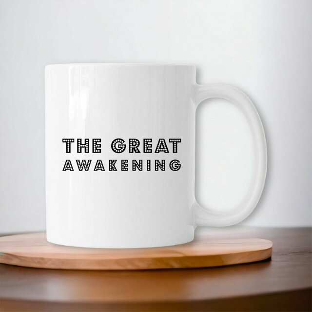Image front ❀ Mug Céramique Imprimé Sur Chaque Côté ~Premium ✦ THE GREAT AWAKENING [🌐 EN] ✨