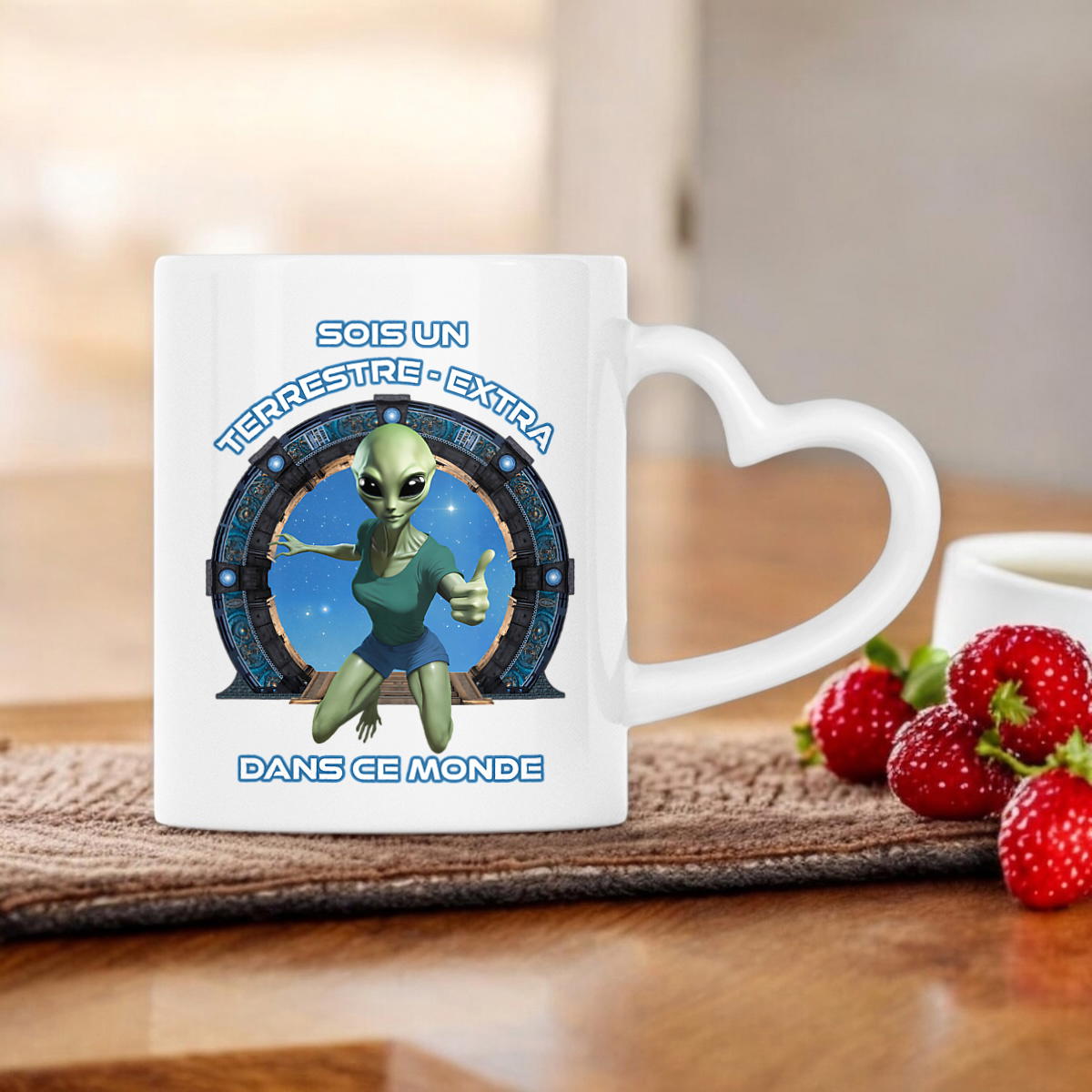 Image front ❀ Mug Céramique Avec Ance En Forme De Cœur Imprimé Sur Chaque Côté ~Premium ✦ ZETA (EXTRA-TERRESTRE) [🌐 FR] ✨