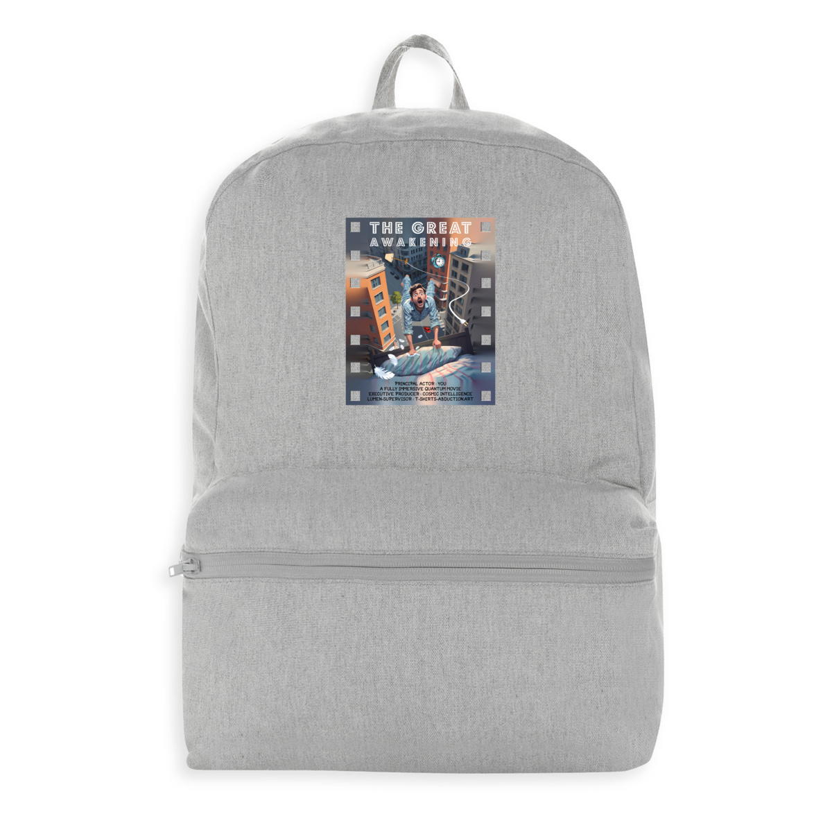 Image front Sac à dos 100% Recyclé ✦ THE GREAT AWAKENING [🌐 EN] ✨