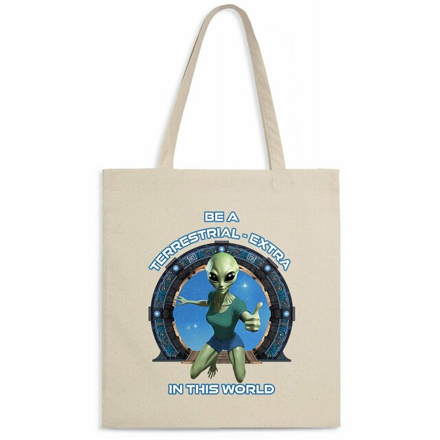 Image back ❀ Totebag léger ~Premium ✦ ZETA (ALIEN) [🌐 EN] ✨