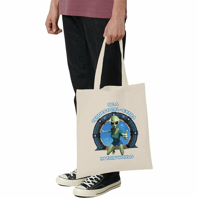 Image front ❀ Totebag léger ~Premium ✦ ZETA (ALIEN) [🌐 EN] ✨