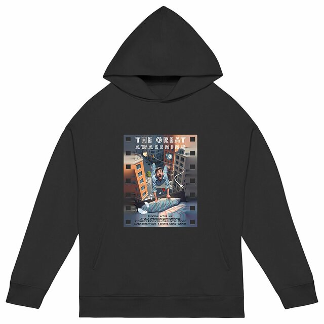 Image back ❀ Sweat-Shirt Standard à Capuche Unisexe Oversize ~Premium+ ✦ THE GREAT AWAKENING [🌐 EN] 