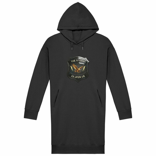 Image back ❀ Robe Sweat Lourde à Capuche Femme ~Premium+ ✦ THE STORM IS UPON US [🌐 EN] ✨