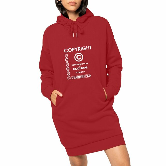 Image front ❀ Robe Sweat Lourde à Capuche Femme ~Premium+ ✦ THE ANTI-CLONE [🌐 EN] ✨