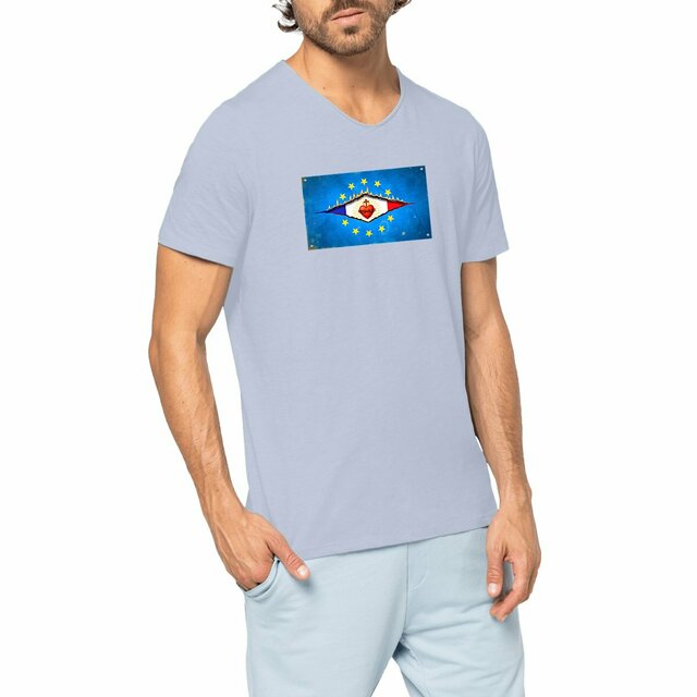 Image front ❀ T-Shirt Léger Homme Slub ~Premium+ ✧ DÉCHIRURE FRANCE/EUROPE [🌐 FR] ✨