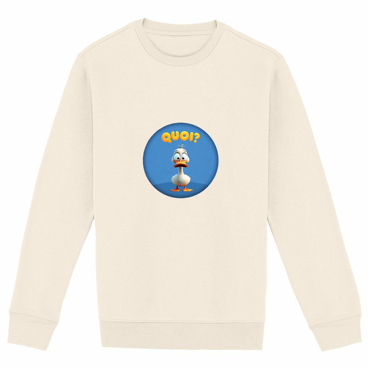 Image back ❀ Sweat-Shirt Épais Unisexe ~Premium+ ✦ PETIT CANARD [🌐 FR] ✨